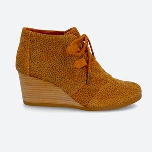 TOMS Kala Suede Wedge Bootie